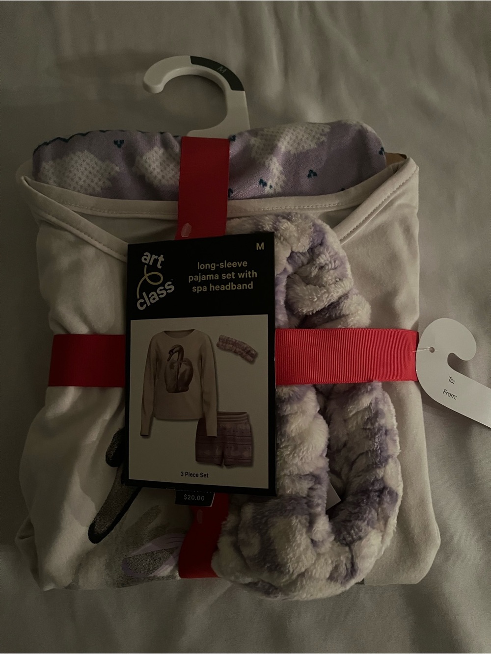 Art Class pajama set with spa headband